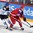 HELSINKI, FINLAND - JANUARY 5: Russia's Andrei Svetlakov #8 stickhandles the puck away from Finland's Julius Nattinen #25 during gold medal game action at the 2016 IIHF World Junior Championship. (Photo by Matt Zambonin/HHOF-IIHF Images)

